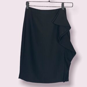 Zara side ruffle skirt